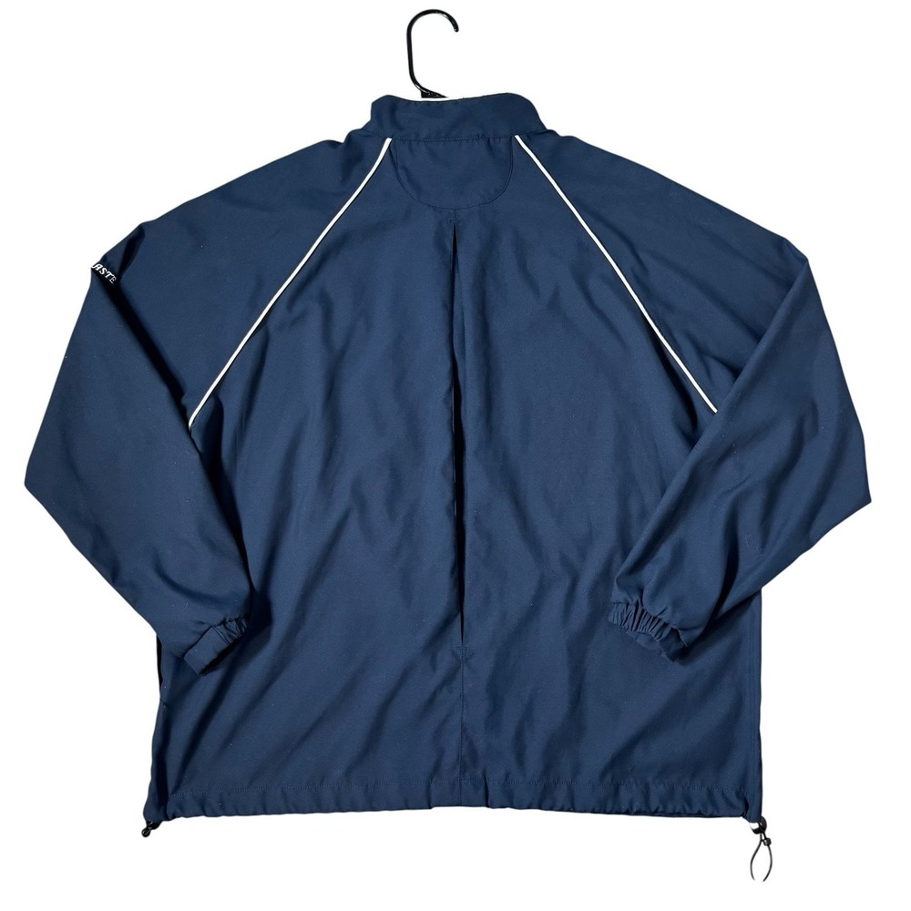 Masters Collection 1/4 Zip Windbreaker Jacket Mens Small Navy Oversized Golf - Picture 6 of 10